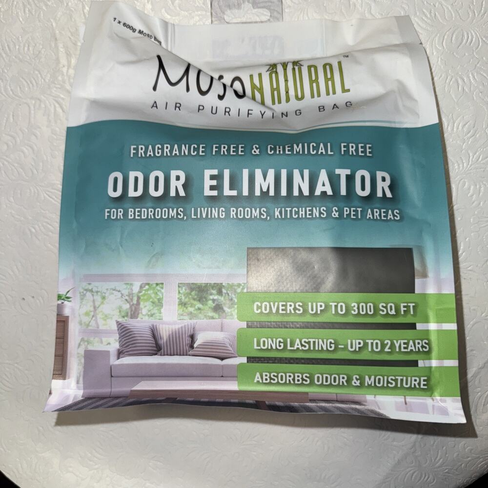 Moso Natural Air Purifying Bag 600g Odor Eliminator for Kitchen Bedroom Pets